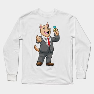 Dog Wedding Groom Wedding ring Long Sleeve T-Shirt